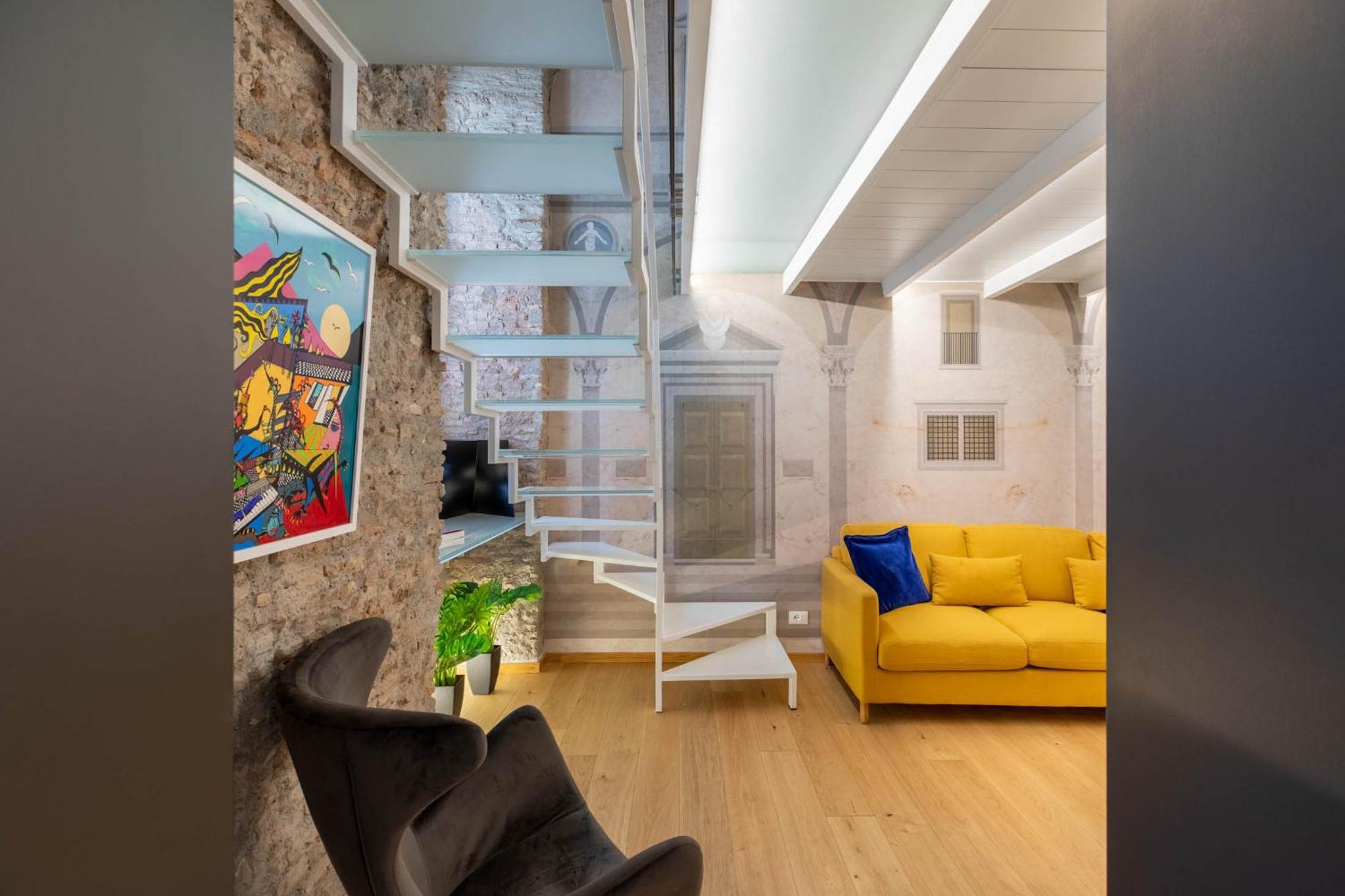 Appartamento Iflat Glass And Stone Loft Roma Esterno foto