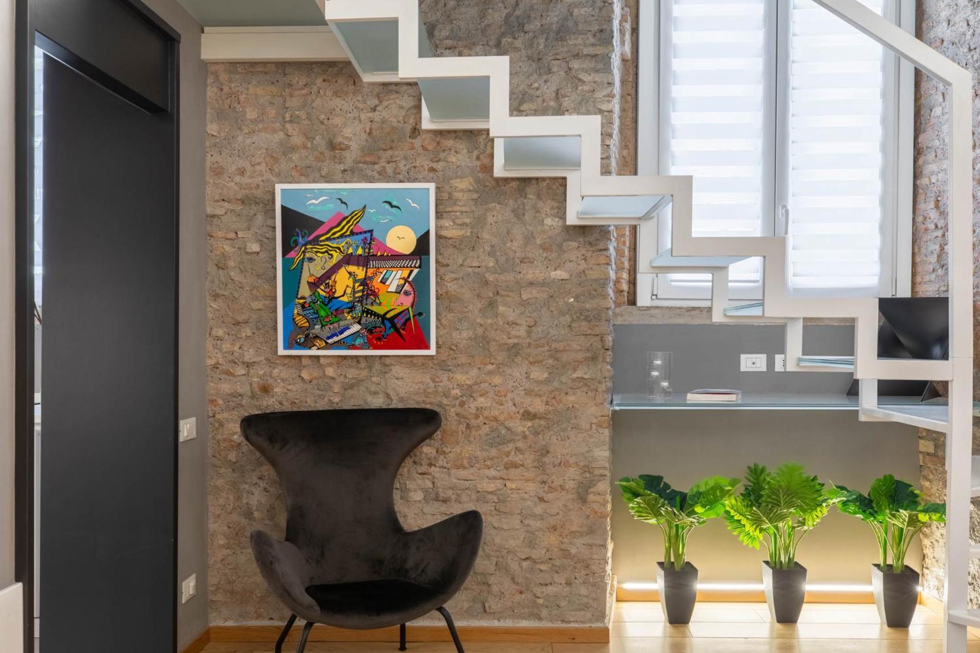 Appartamento Iflat Glass And Stone Loft Roma Esterno foto